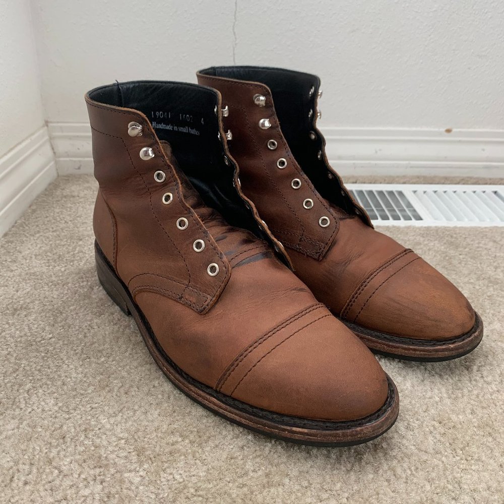 THURSDAY BOOTS Captain Arizona Adobe *Gently Worn*